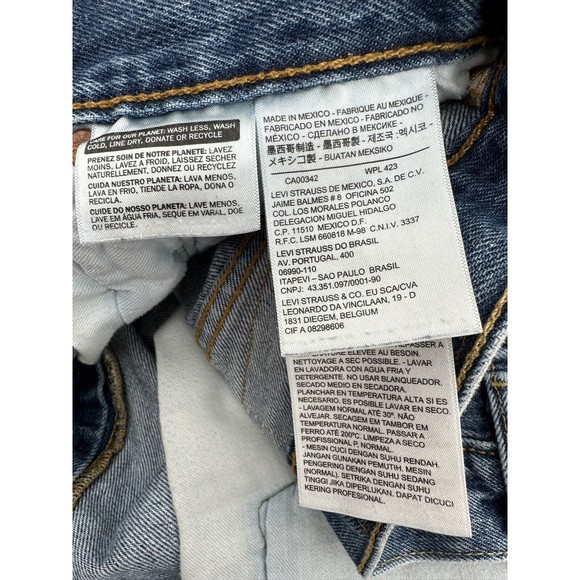 Levi’s 501 Cut Off Shorts Womens 34 Denim High Rise 2” Inseam - Picture 3 of 7